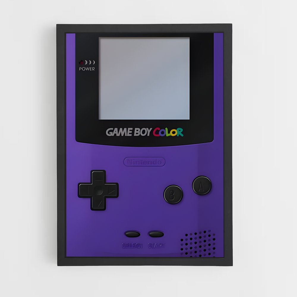 Poster Gameboy color – affiche Consoles (vue 2)